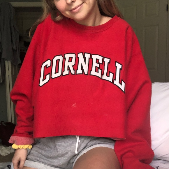 COPY - RARE Cropped Cornell Crewneck!! - Picture 2 of 4
